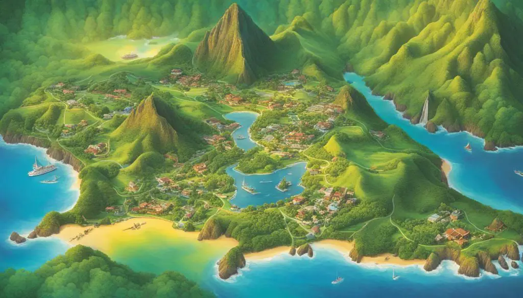guida turistica di Saint Lucia